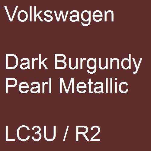 Volkswagen, Dark Burgundy Pearl Metallic, LC3U / R2.